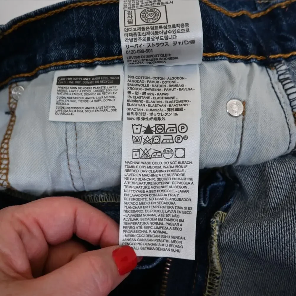 Levi's Men's 505 Straight Leg Jean Size 38X32